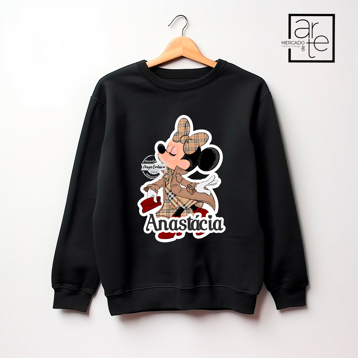 Sweat de natal "Minnie chique"