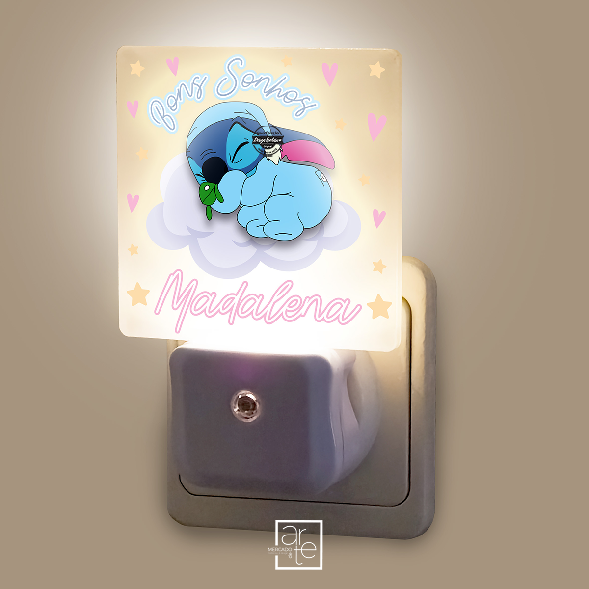 Luz de presença "Stitch"