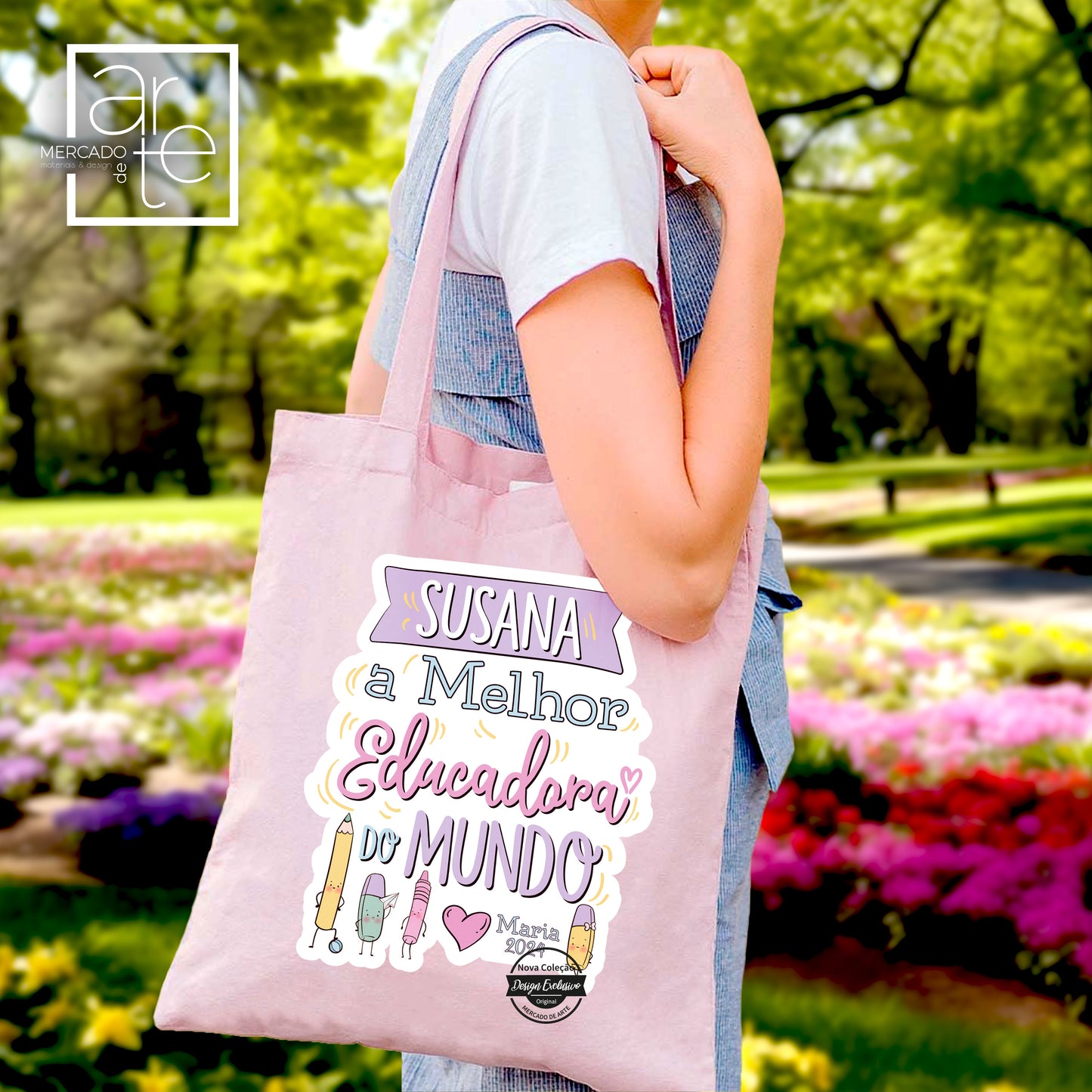 Saco "melhor educadora"