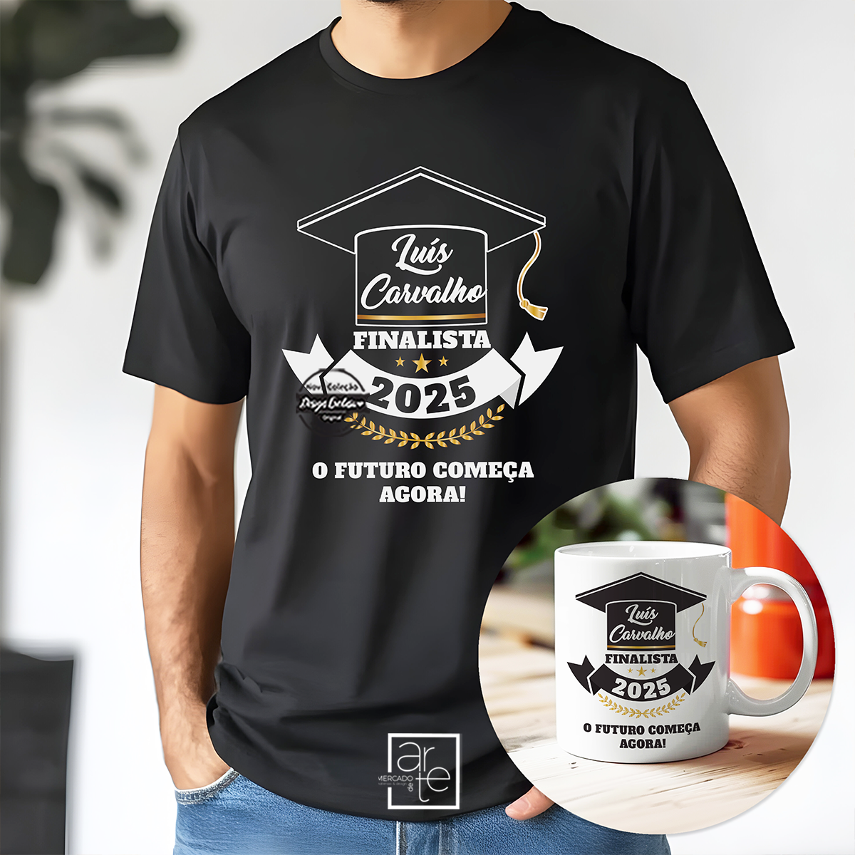 T-shirt e/ou caneca "Finalista"