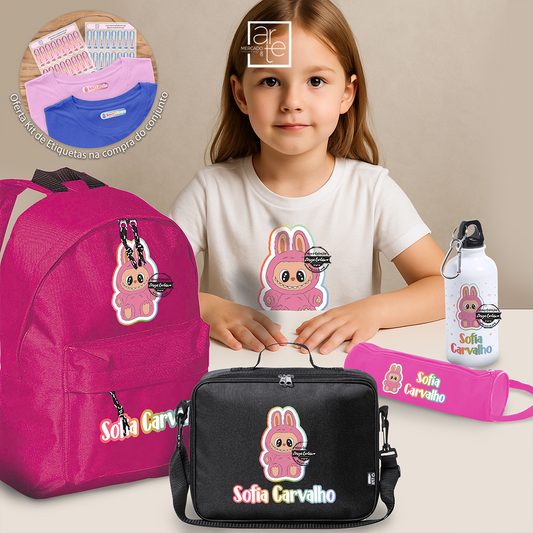 Conjunto regresso às aulas "LABUBU"