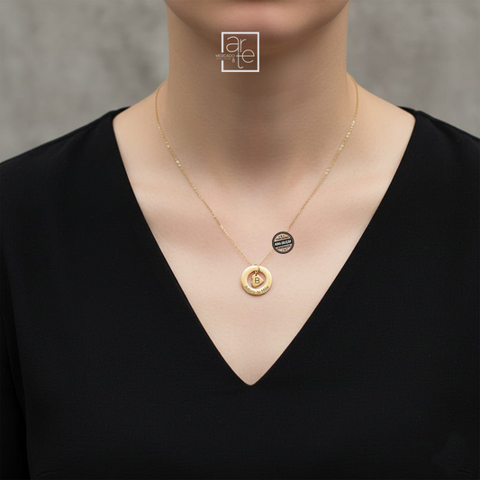 Fio coração "Adoro-te mãe"