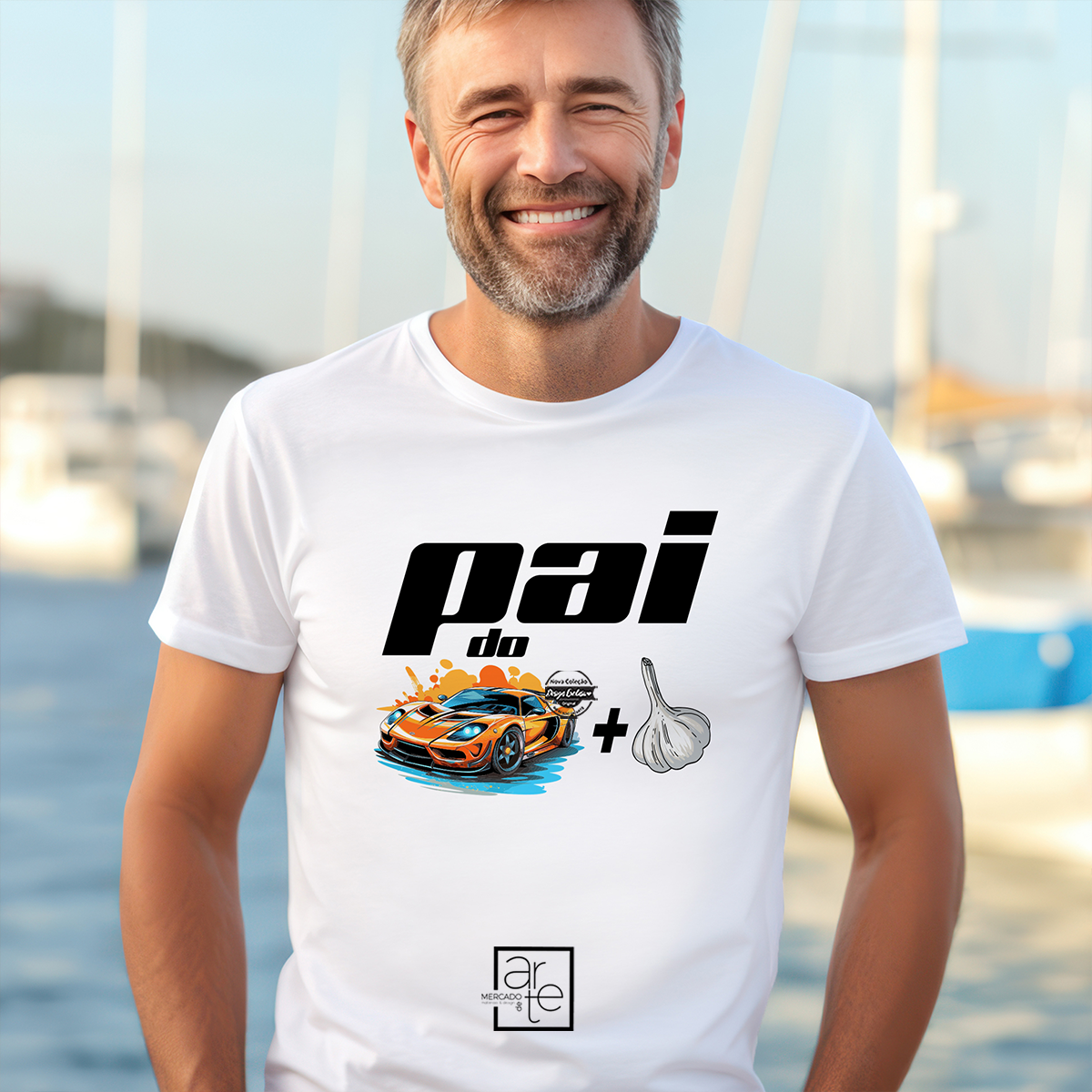 T-shirt "Sou um pai do..."