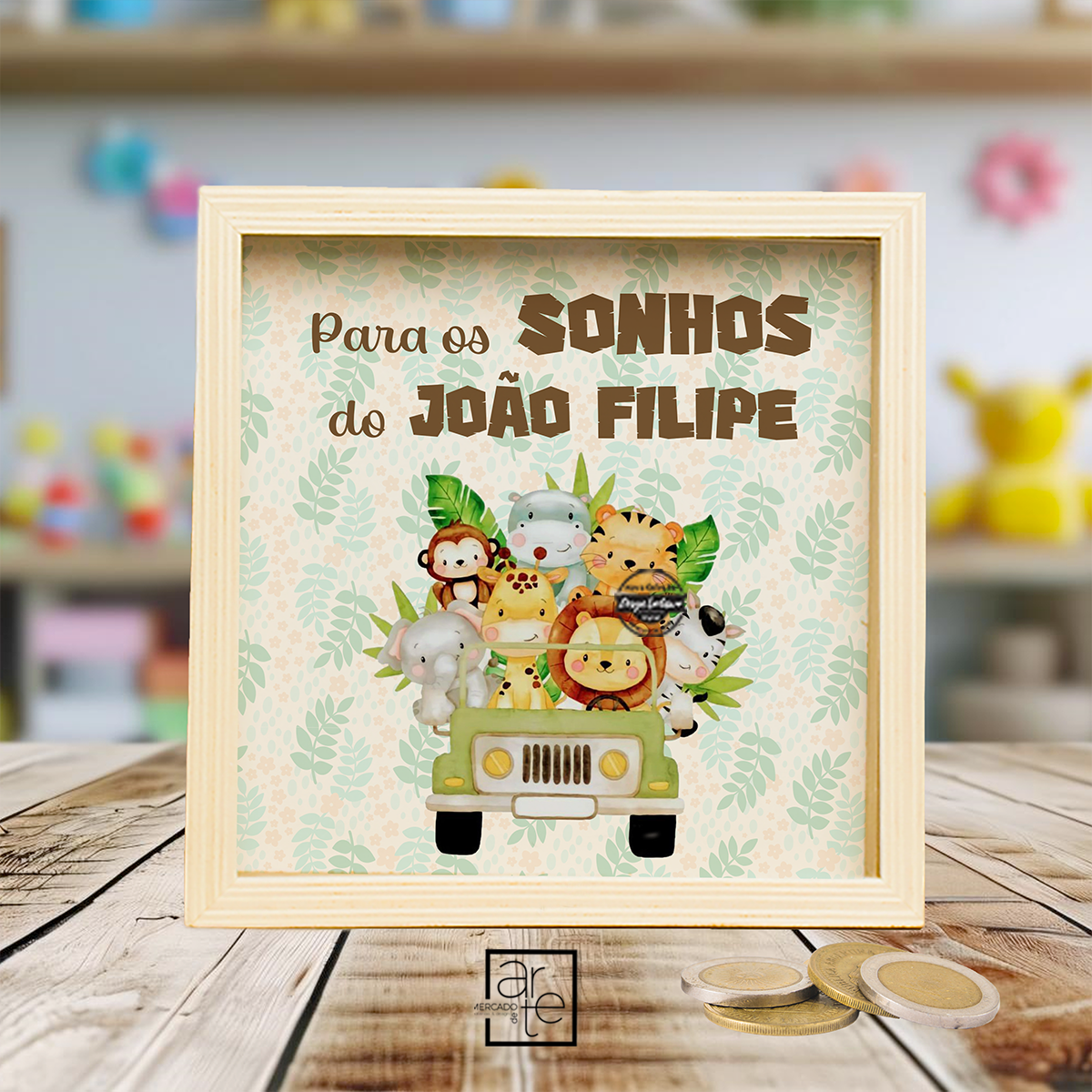 Mealheiro animais "Safari"