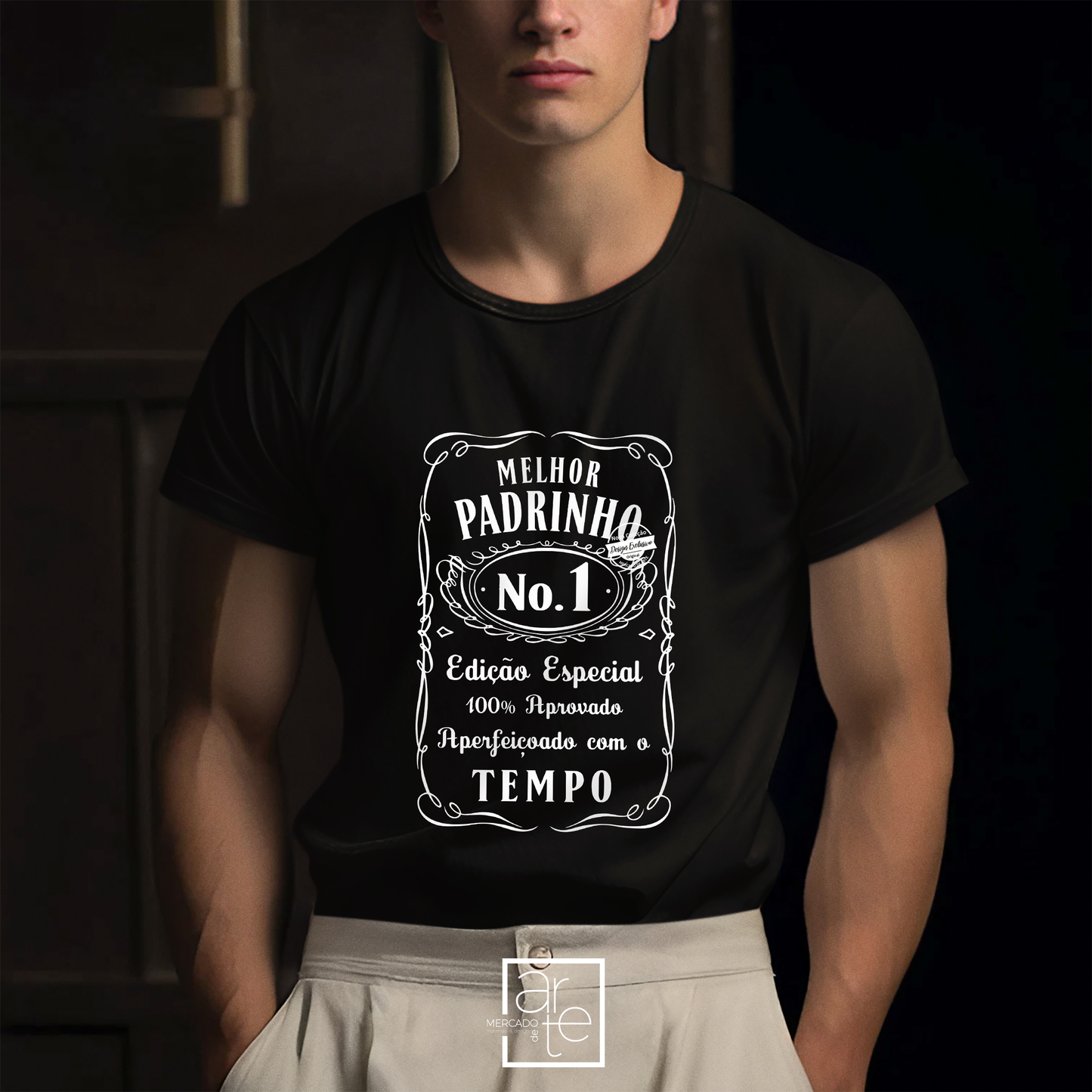 T-shirt "Melhor Padrinho"- EXPRESSO