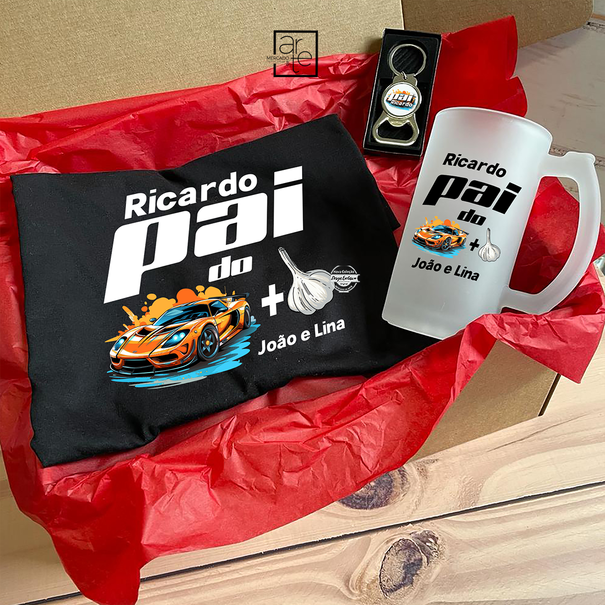 Kit "Sou um pai do..."