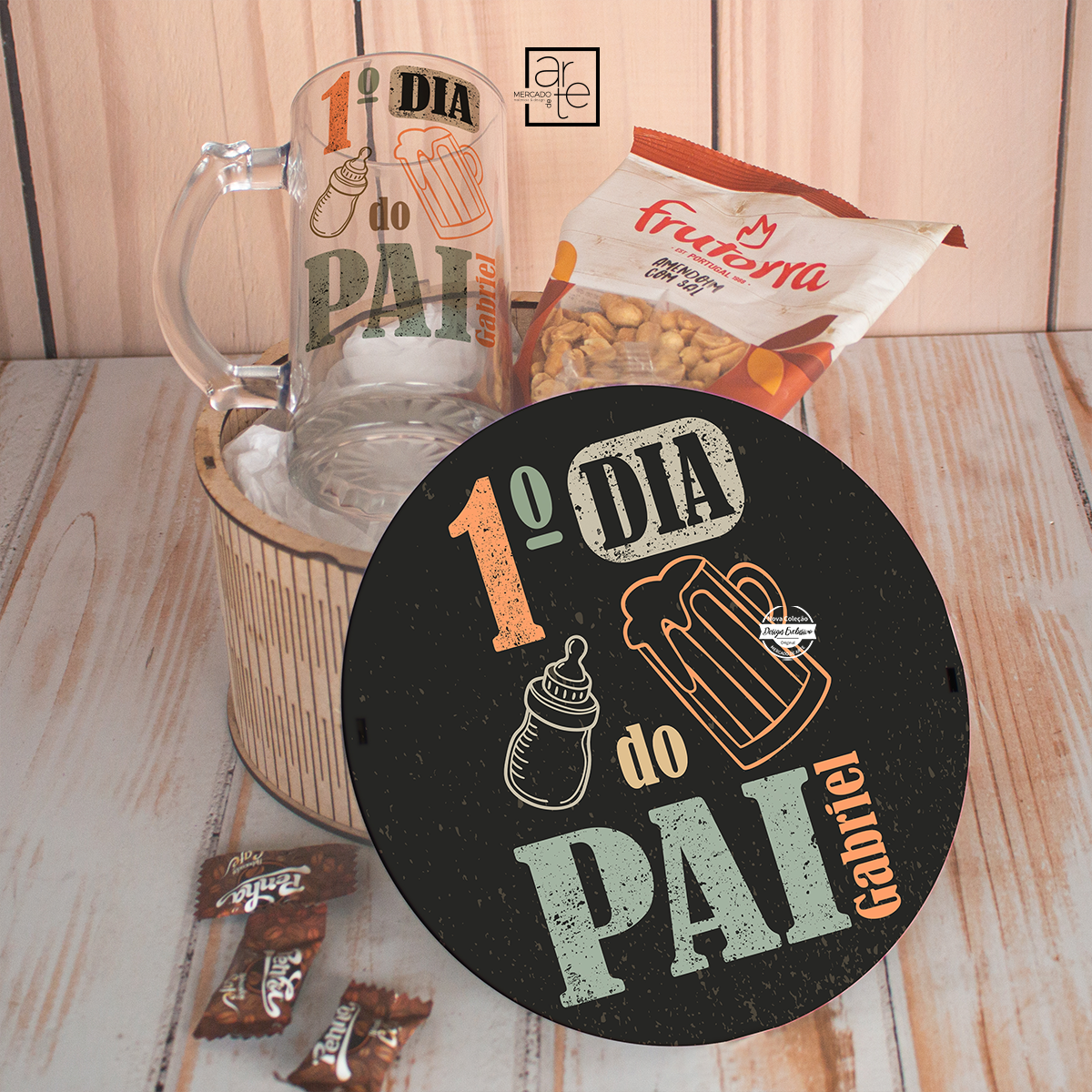 Kit caixa XL "1º dia do Pai"