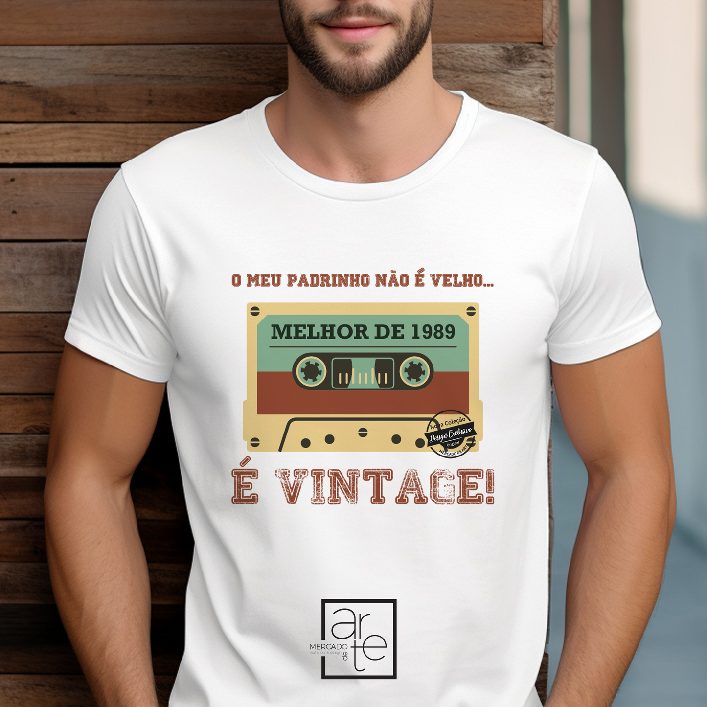 T-shirt "O meu padrinho não é velho..."