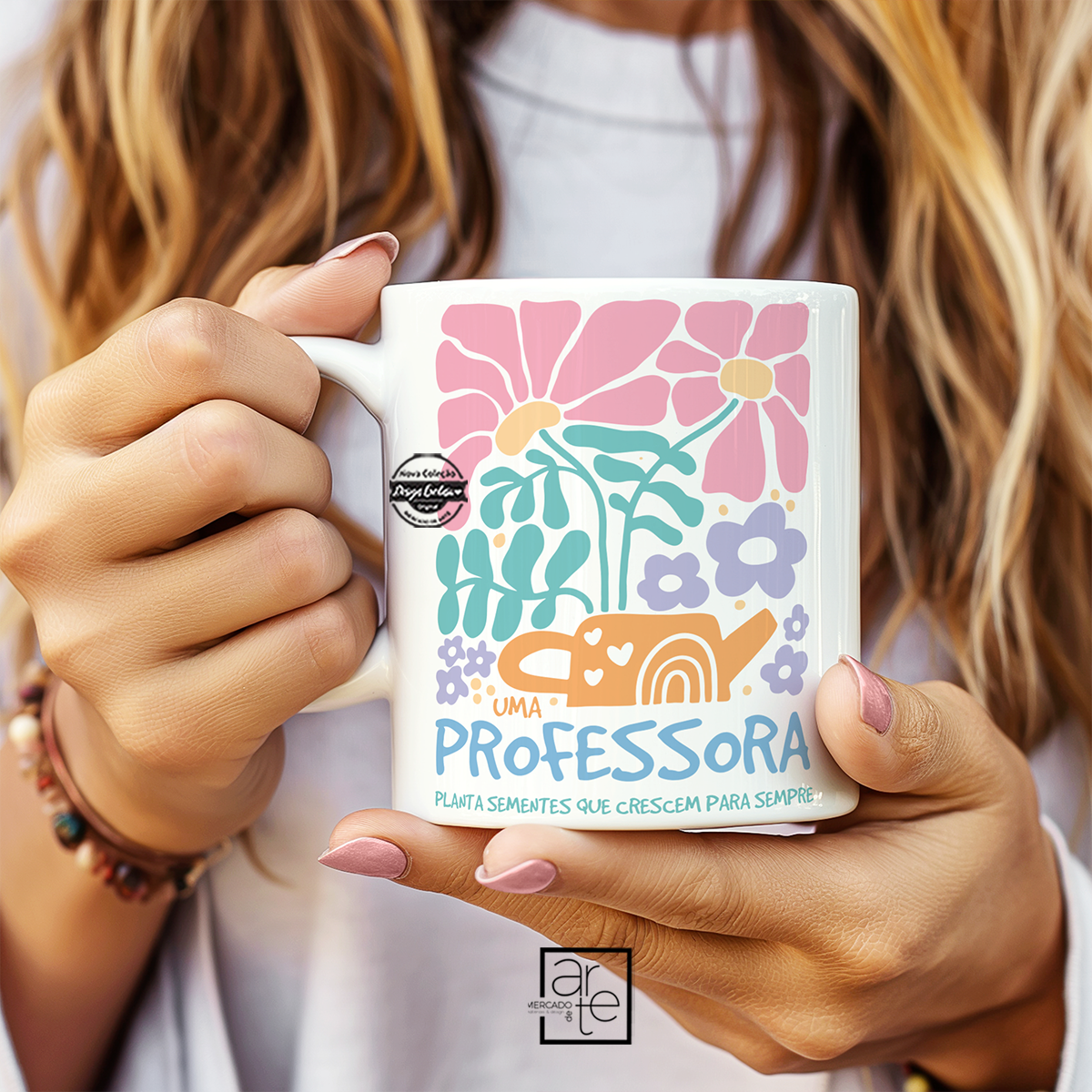 Caneca educadora "Planta sementes..."