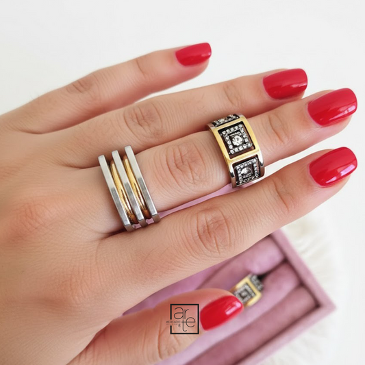 Anéis premium "Eva"