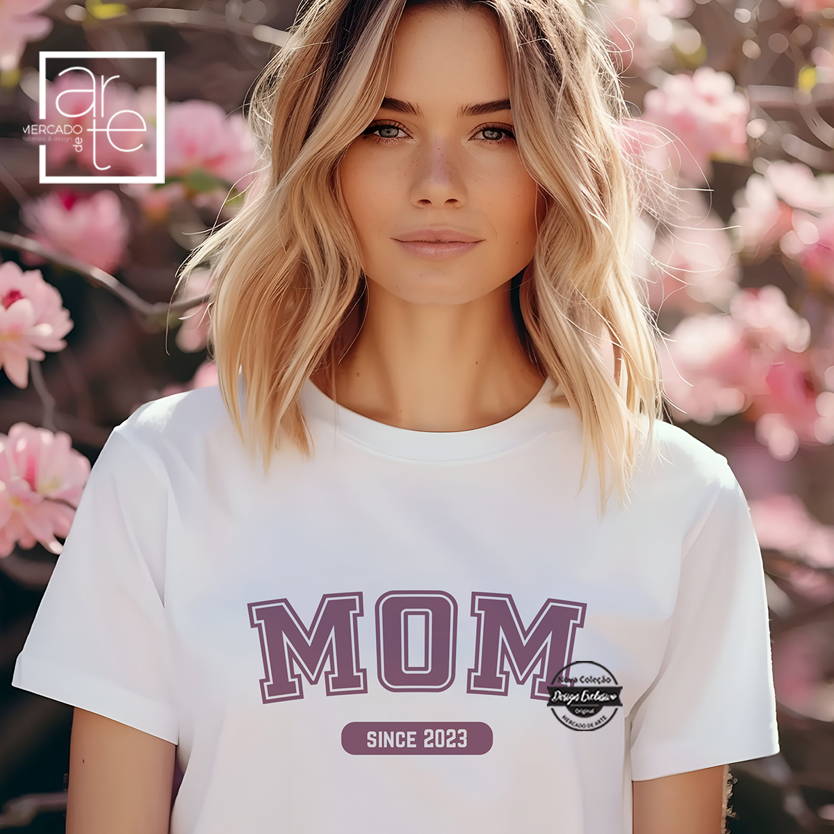 T-shirt "Mom since..."