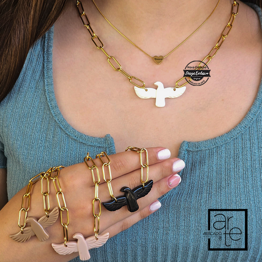 Conjunto fio fénix "Nome"