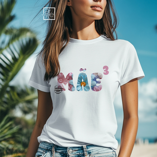 T-shirt "Mãe de 3"