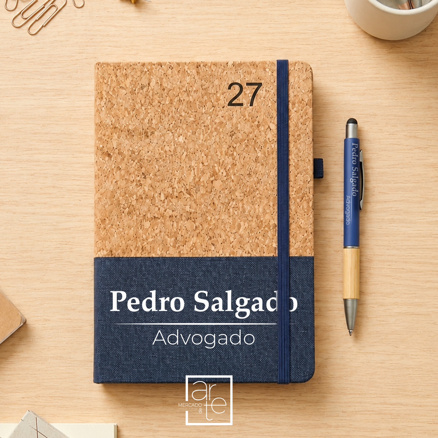 Agenda 2027 Diária Personalizada "Nome e Profissão"