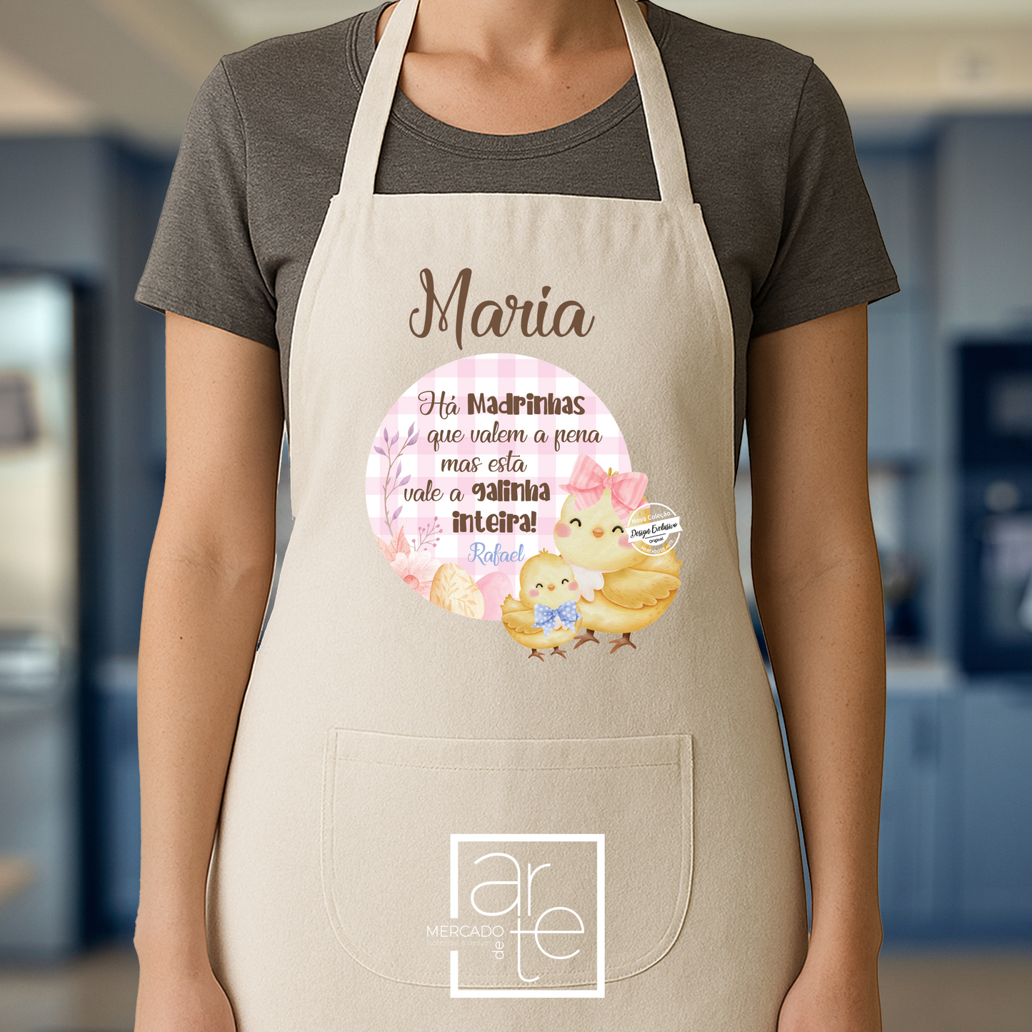 Avental "Há madrinhas que valem a pena..."