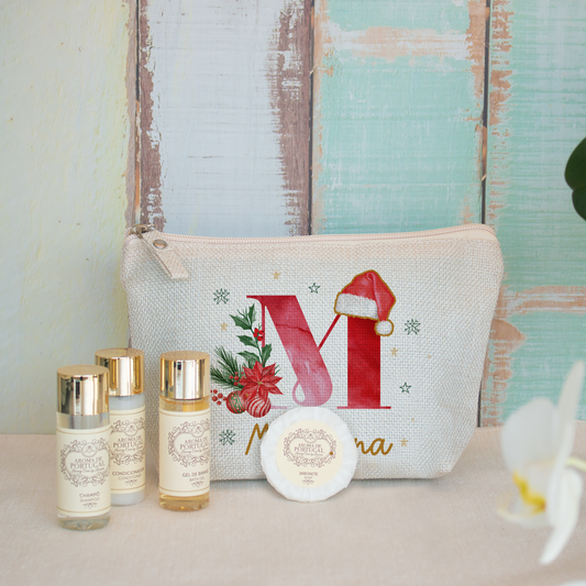 Bolsa de cosméticos Natal "Inicial"