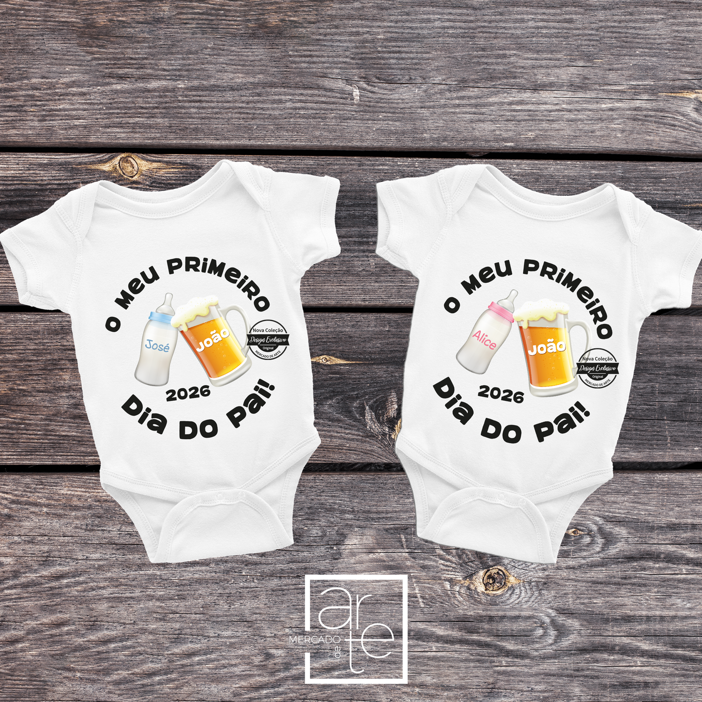 T-Shirt e/ou body " O meu primeiro dia do Pai "