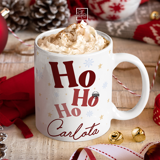 Caneca de Natal "HoHoHo"