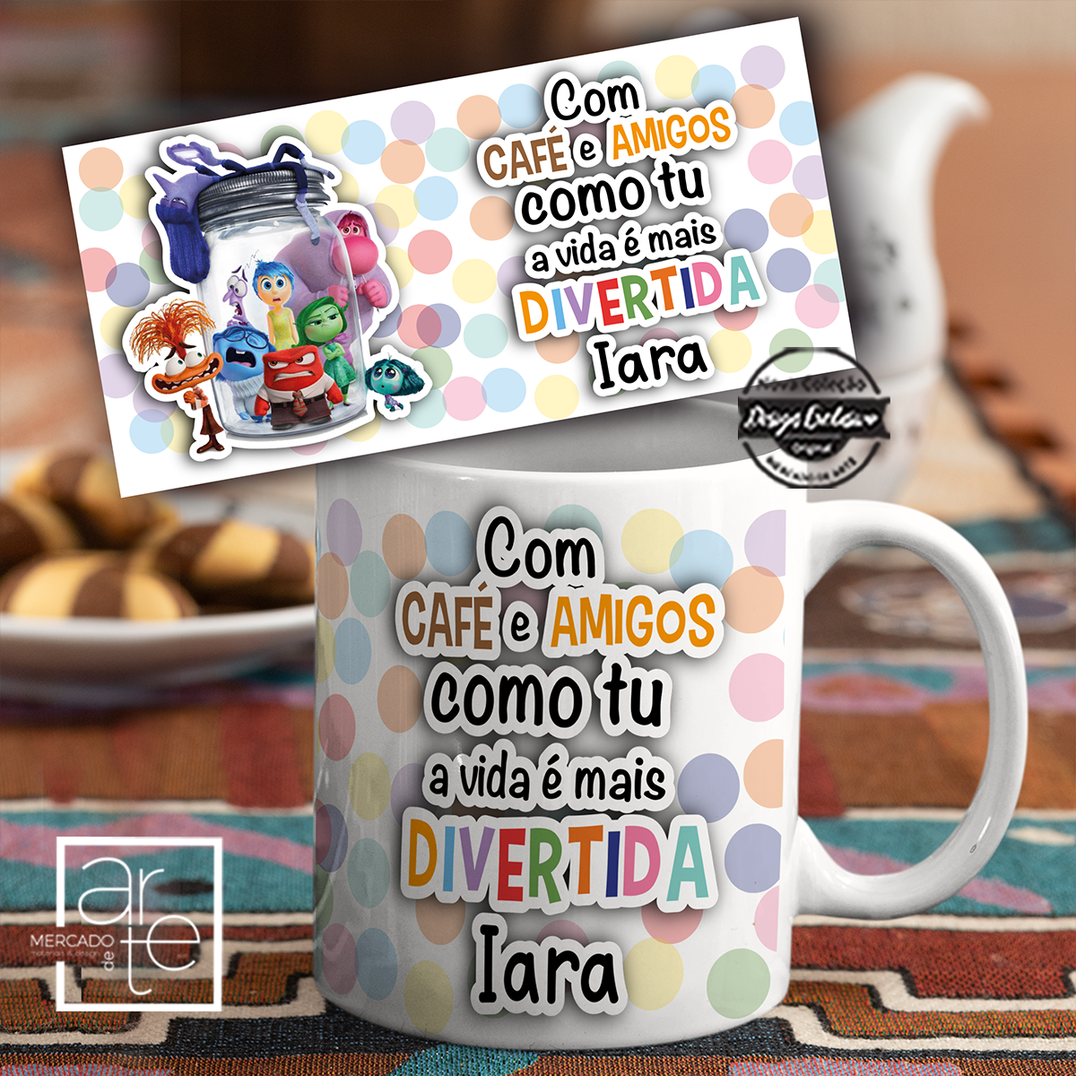 Caneca divertidamente "Nome"