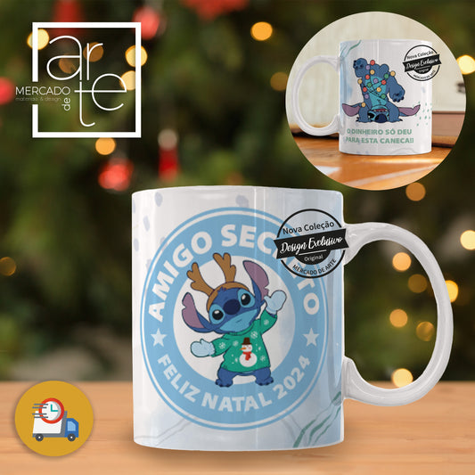 PRESENTE EXPRESSO - Caneca Stitch "Amigo secreto"