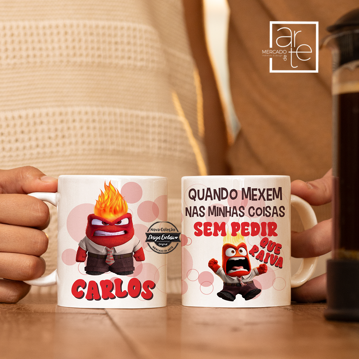 Caneca Emoções "Divertidamente"