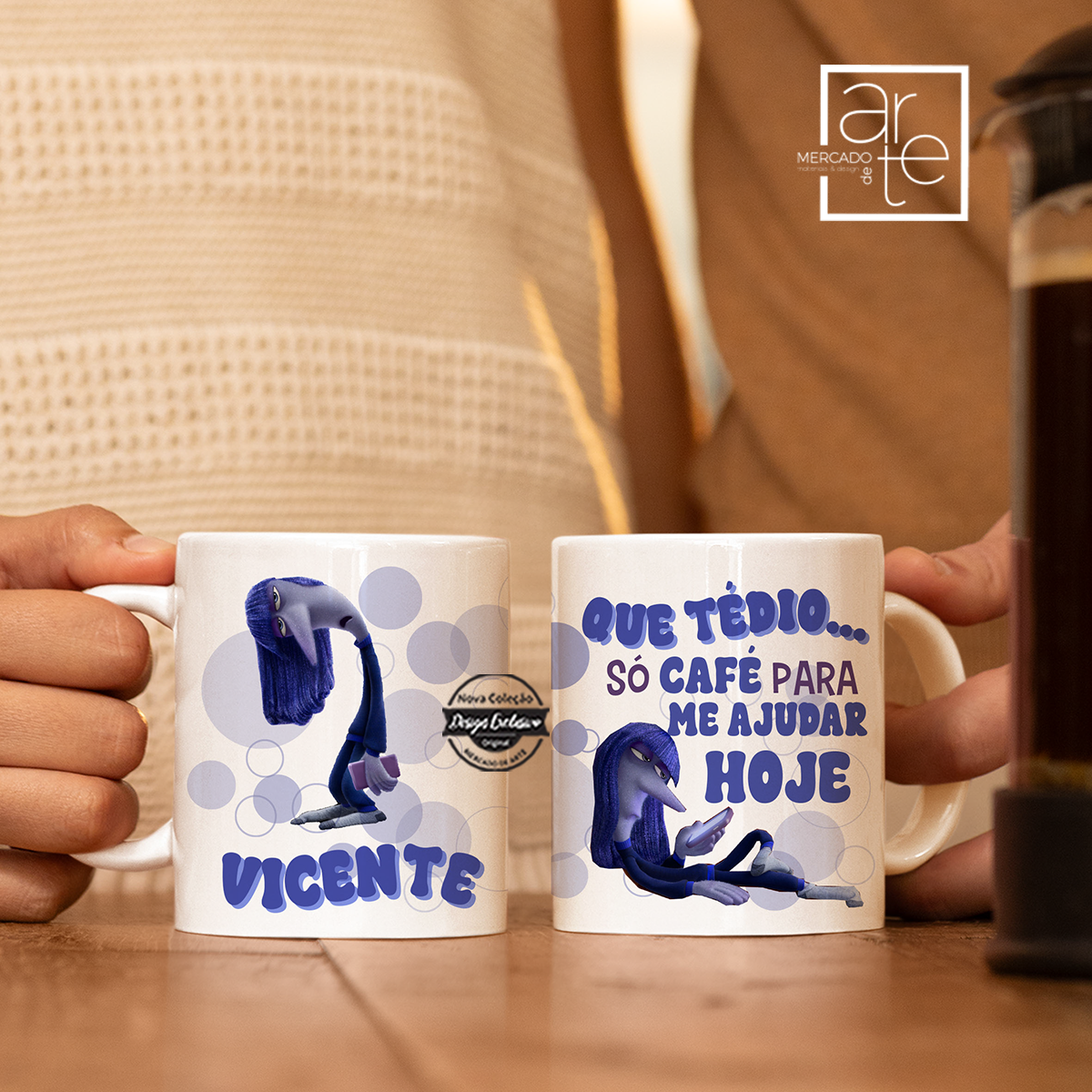 Caneca Emoções "Divertidamente"