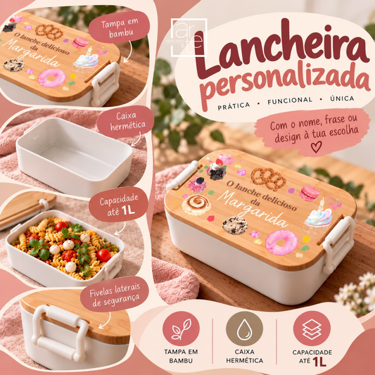 Marmita de Bambu "Lanche Delicioso"