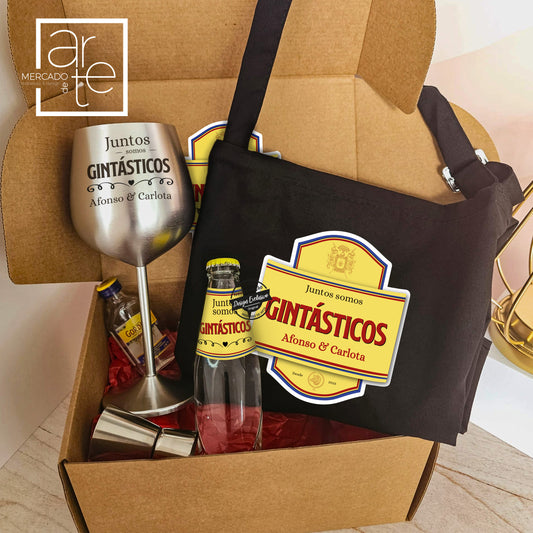 Kit de gin "Juntos somos Gintásticos"