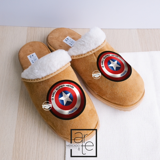 Chinelos " Meu super herói"