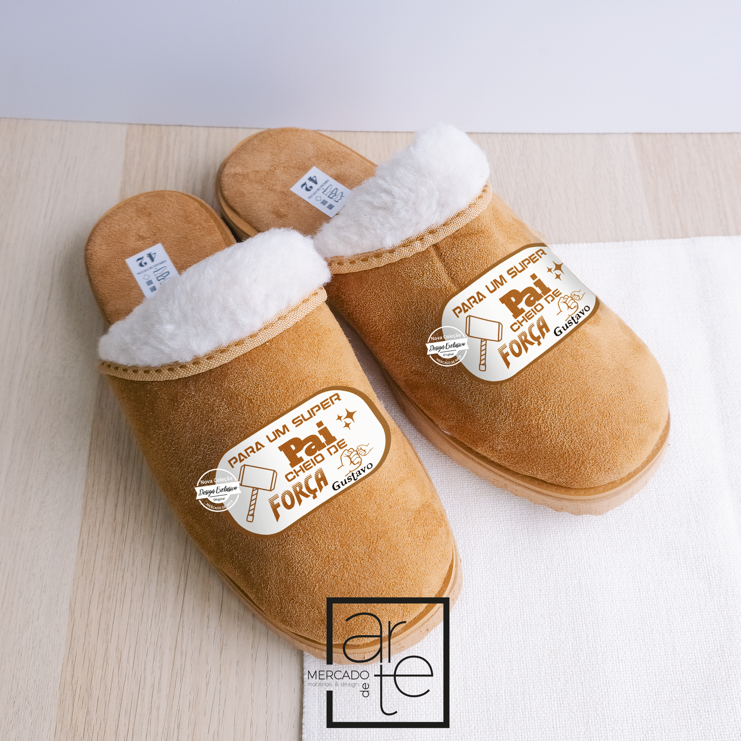 Chinelos "Para um super pai"