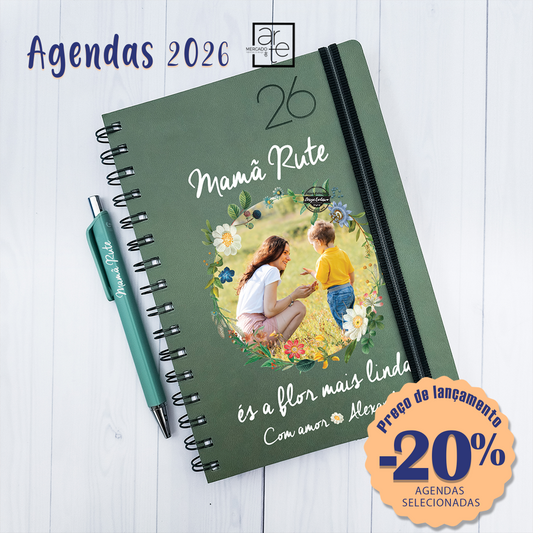 Agenda diária 2026 "Fotografia"