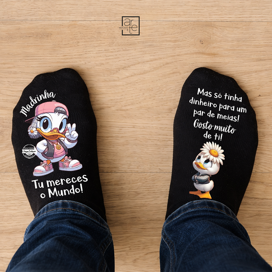 Meias patos "Madrinha"