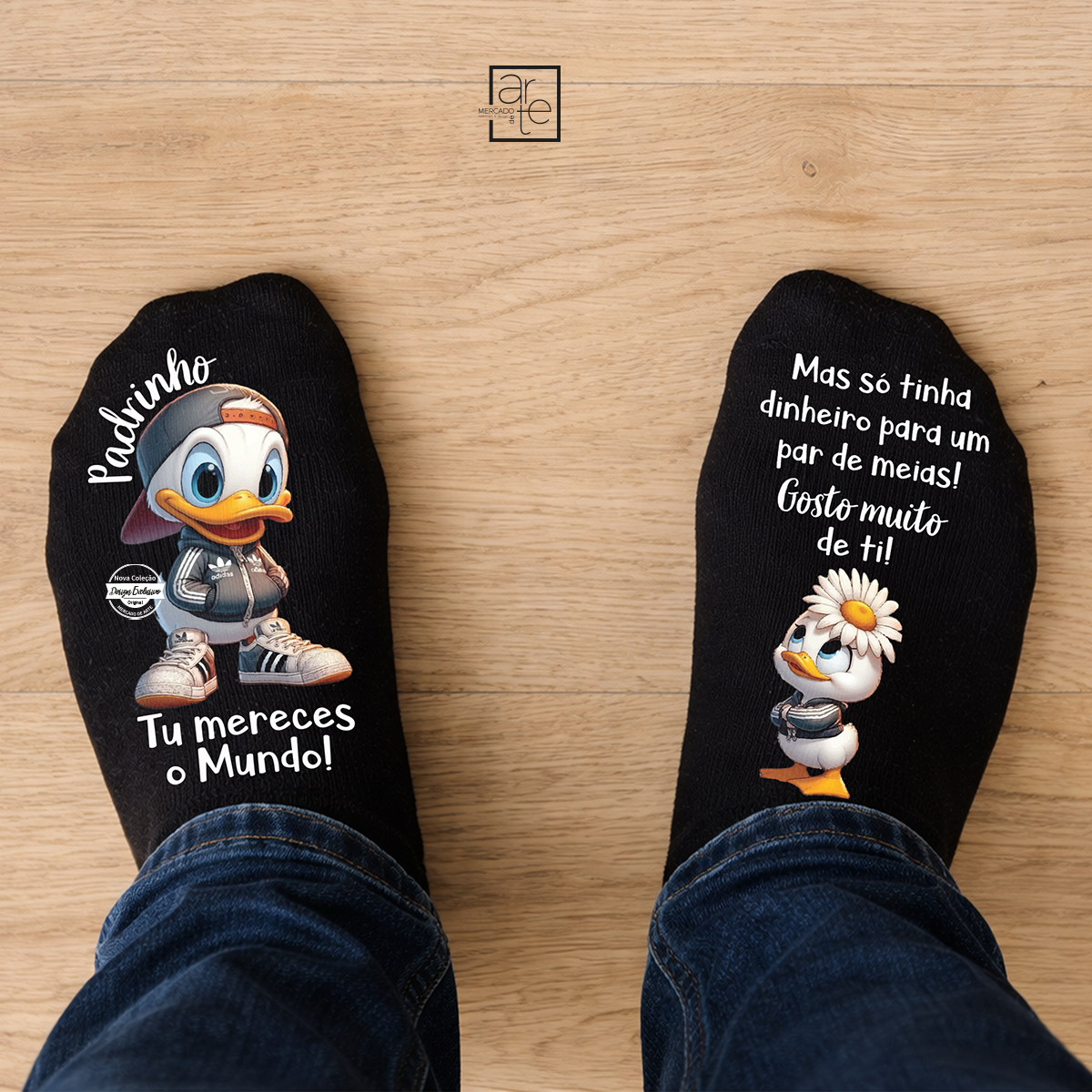 Meias Patos "Padrinho"