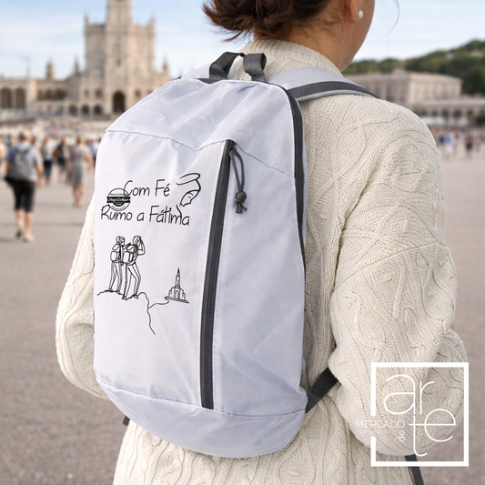 Mochila Peregrinos "Com fé, Rumo a Fátima"