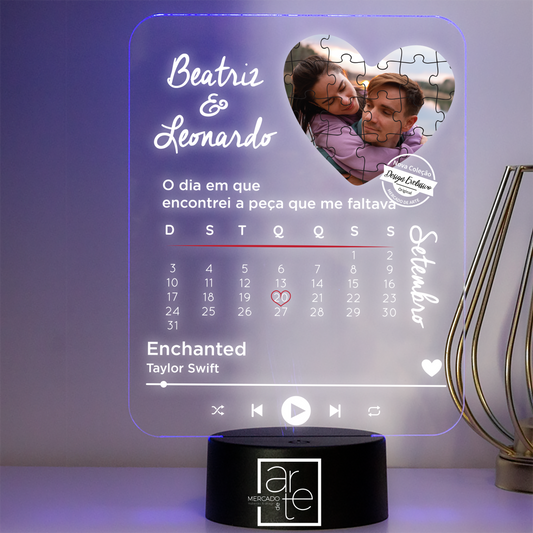 Moldura led "O dia em que encontrei..."