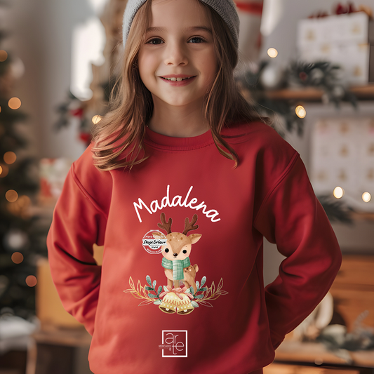 Sweat criança de natal "Rena"