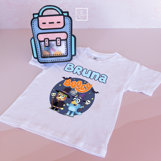 T-shirt com saco mochila doces "Booey"