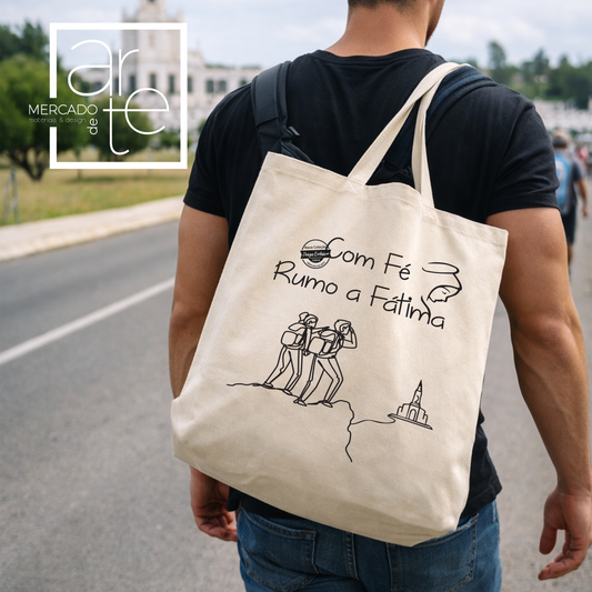 Saco Peregrinos "Com fé, Rumo a Fátima"