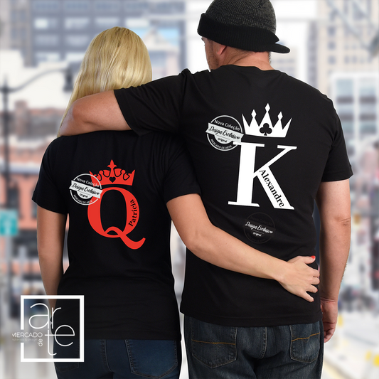T-shirt "King/Queen"