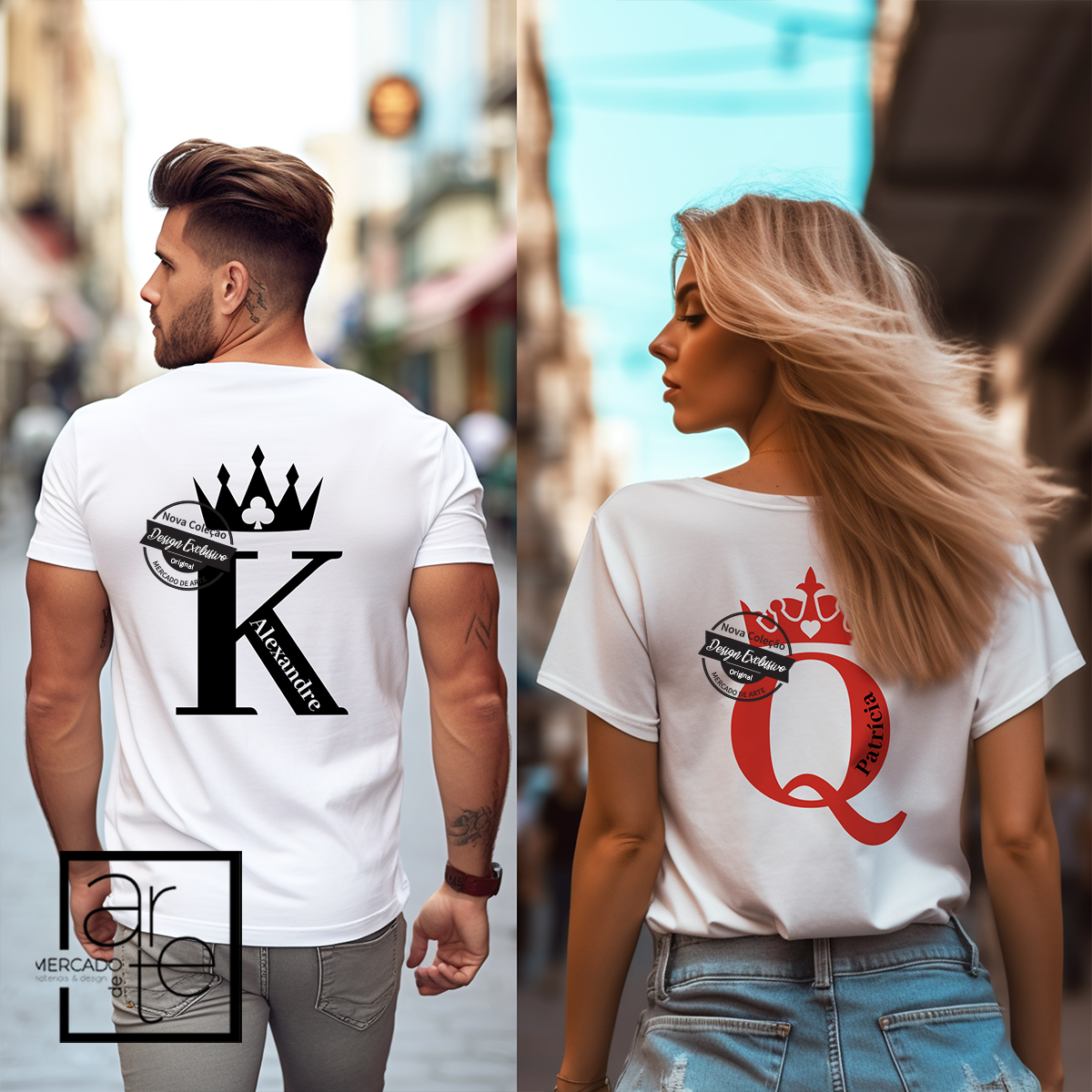 T-shirt "King/Queen"
