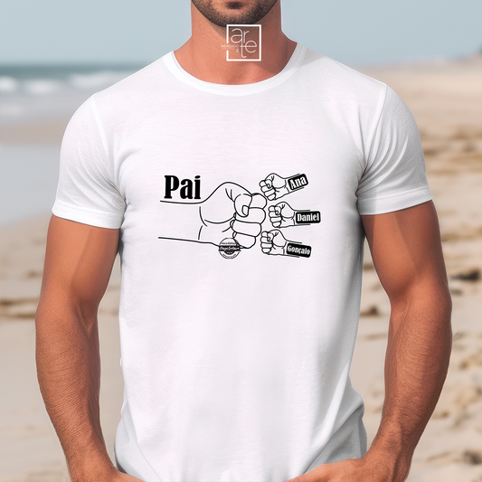 T-shirt pai "Fist bump"