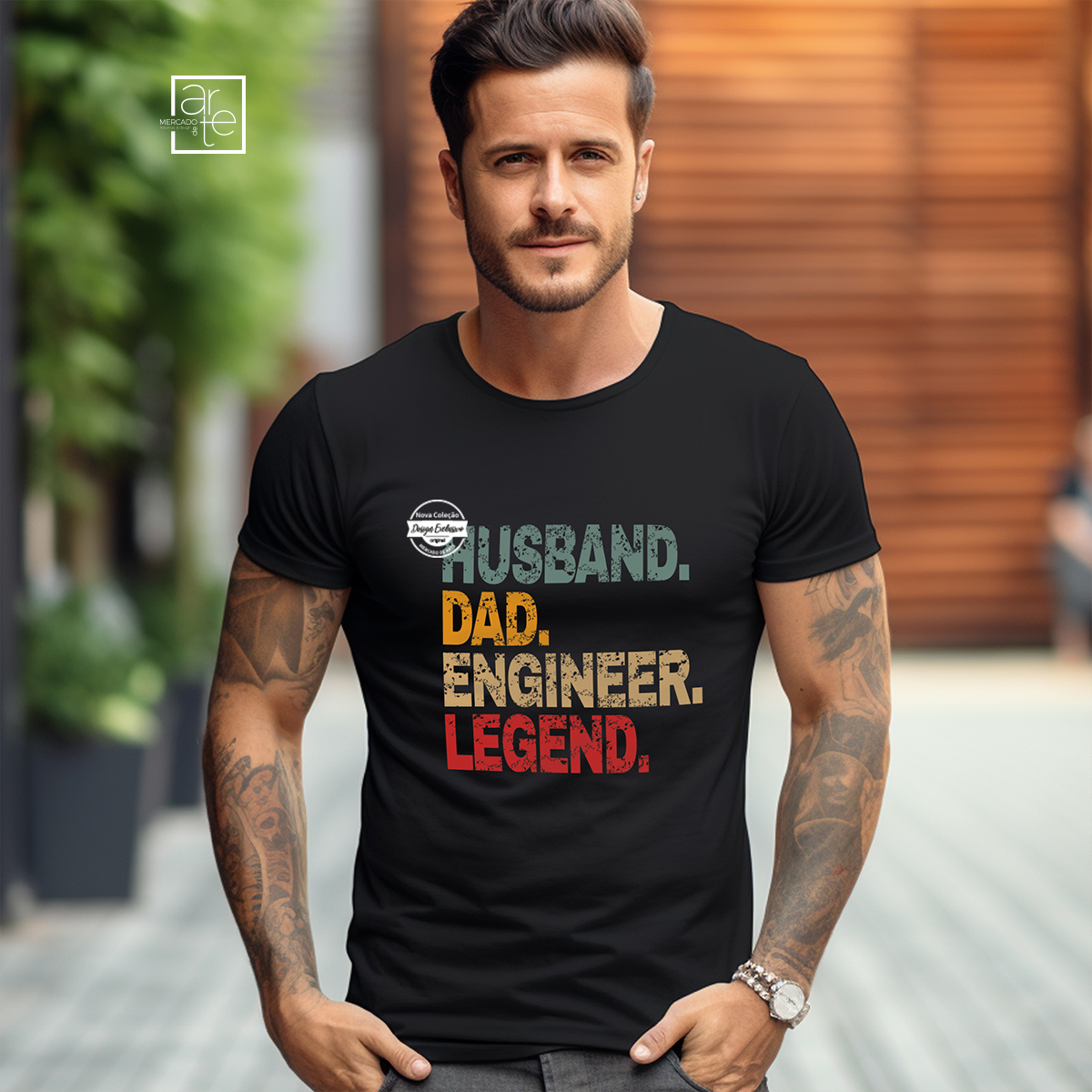 Há homens que são simplesmente bons naquilo que fazem. E depois há aqueles que conseguem ser maridos incríveis, pais dedicados, engenheiros talentosos e verdadeiras lendas. Esta t-shirt foi feita para eles. 😎

T-shirt "Husband. Dad. Engineer. Legend.", disponível do tamanho S ao XXL.&nbsp;
