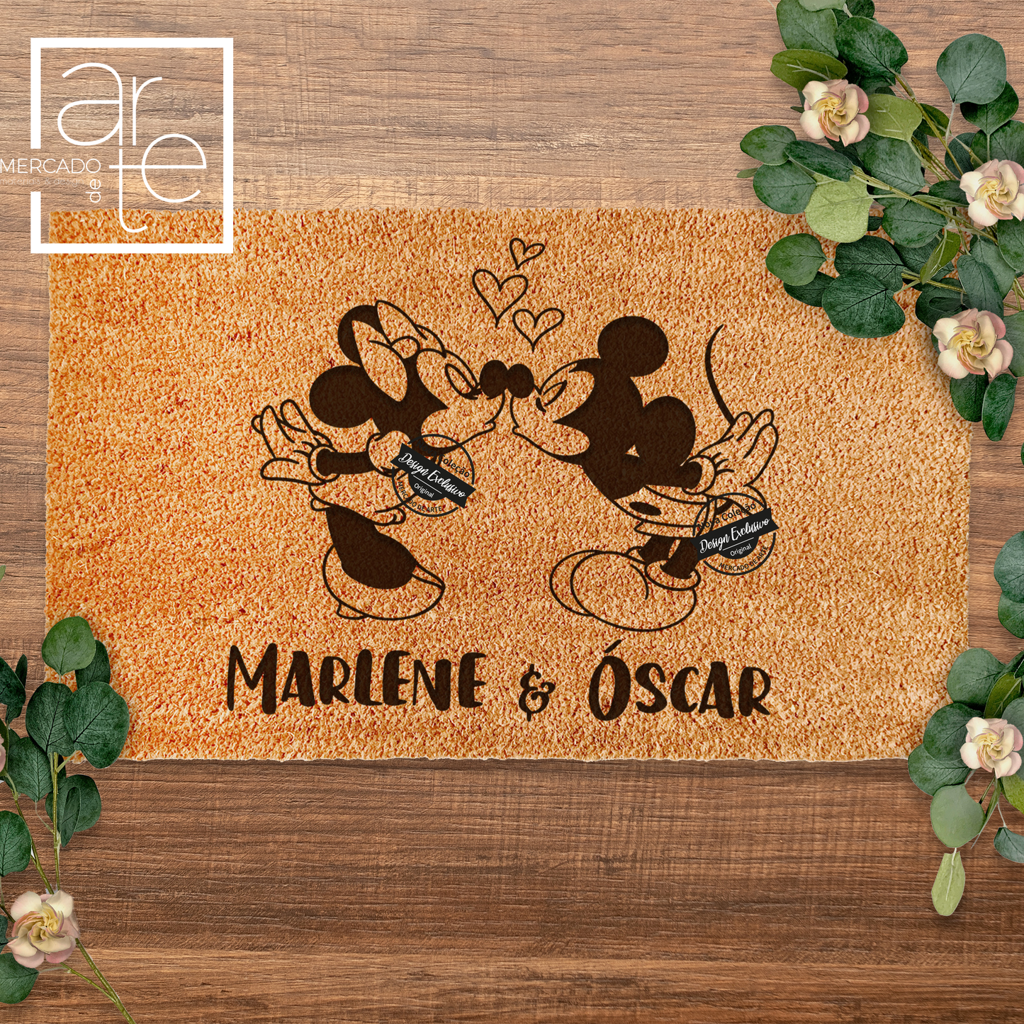 Tapete "Minnie e Mickey"