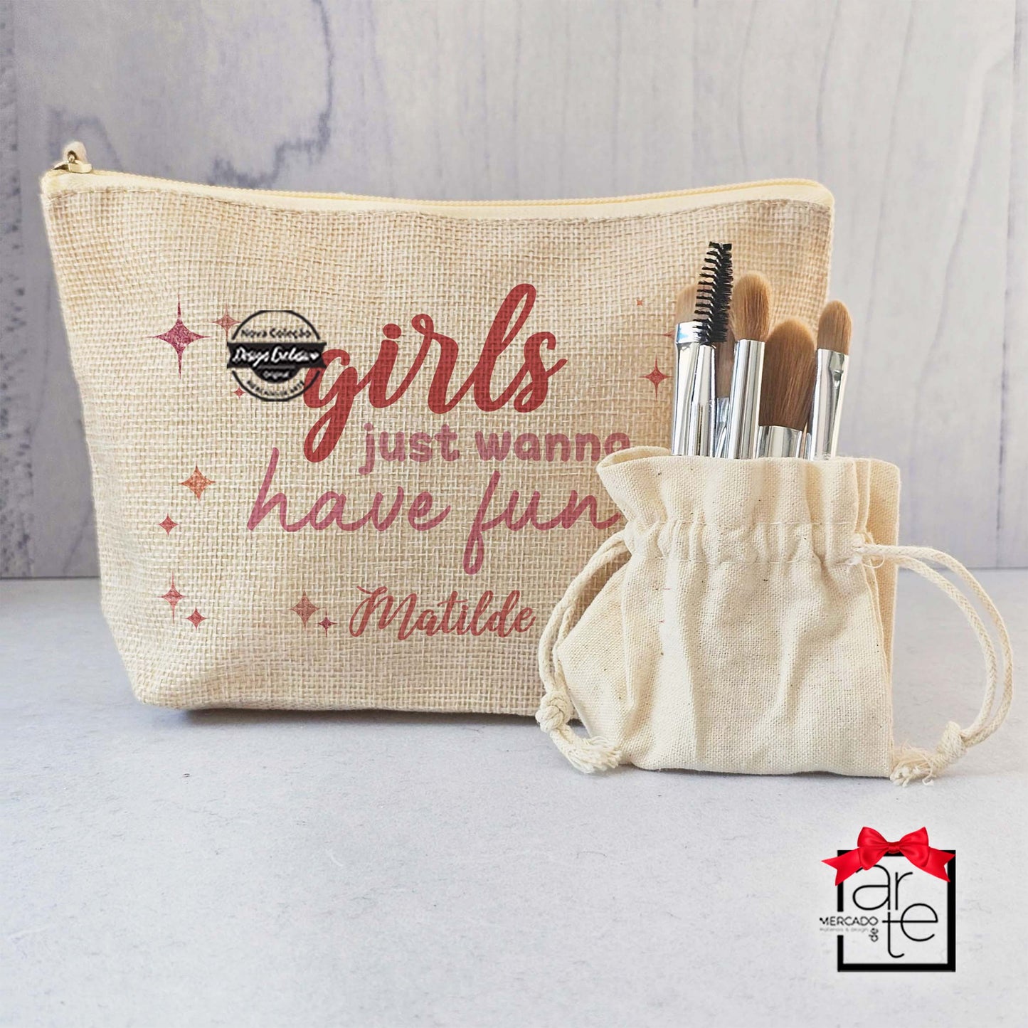 Bolsa com pincéis "Girls"