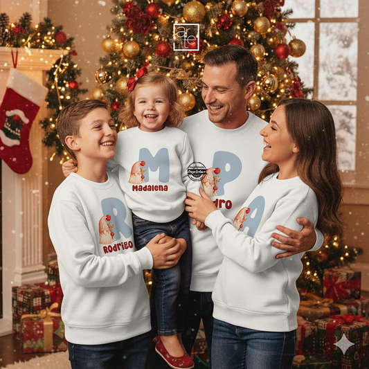 Sweat gnomo "Natal em Familia"