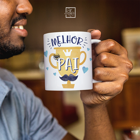 Caneca troféu "Melhor pai"