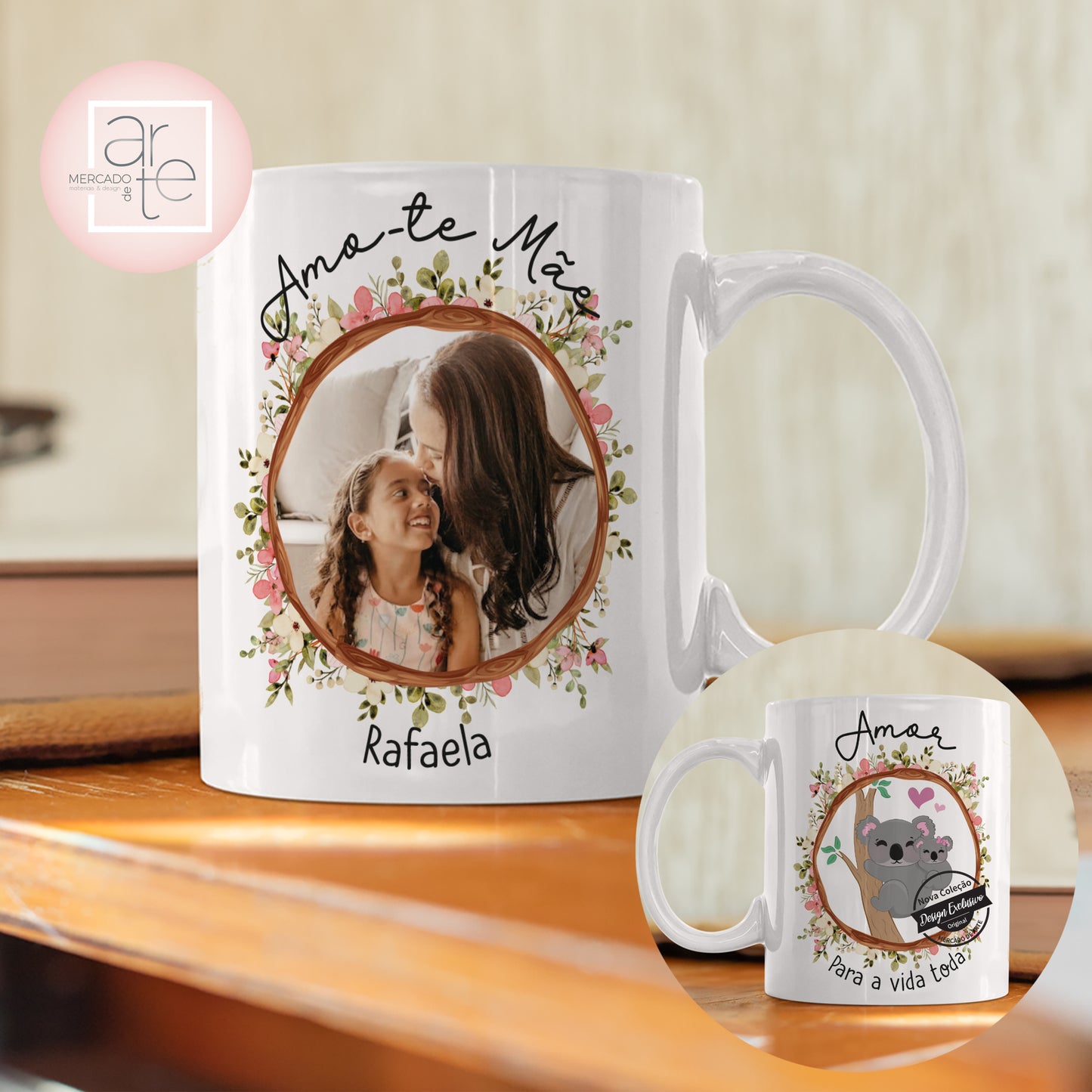 Caneca " Amor para a vida toda "