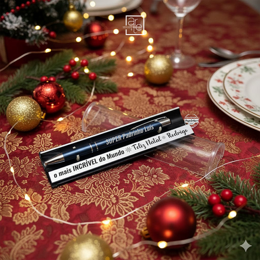 Caneta com caixa "SUPER Padrinho"