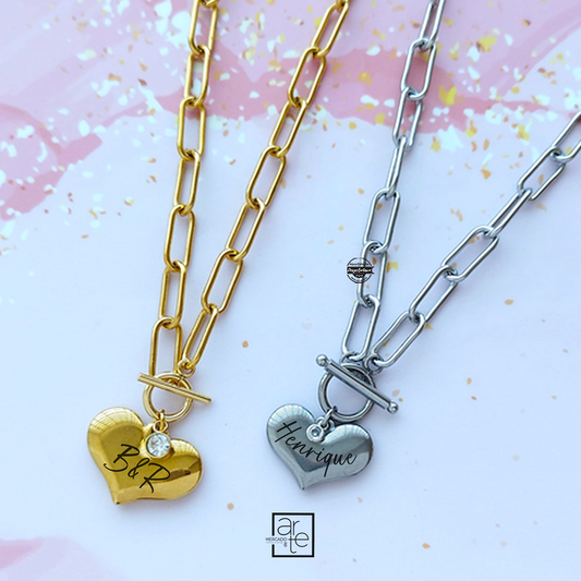 Fio coração "Nome"