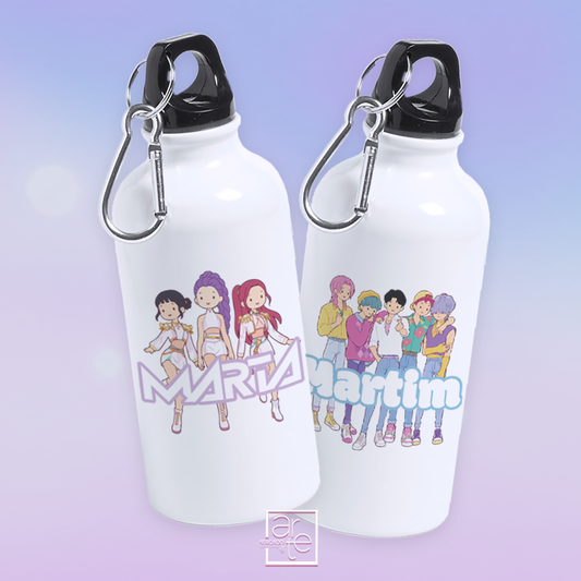 Garrafa 400ml estilo "Guerreiras do Kpop"